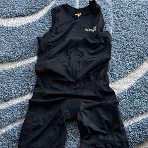 Like New..SPARX Black Sleeveless Cycling Suit